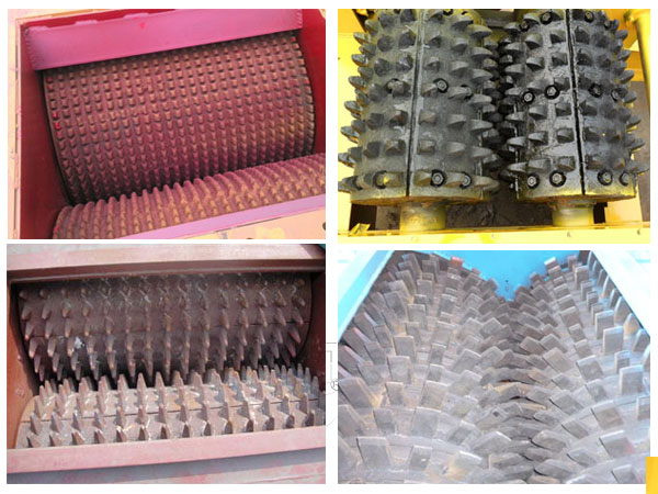 雙齒輥破碎機中、粗齒輥圖